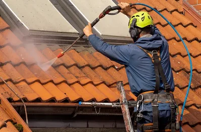 Démoussage et hydrofuge de toiture à Castetbon